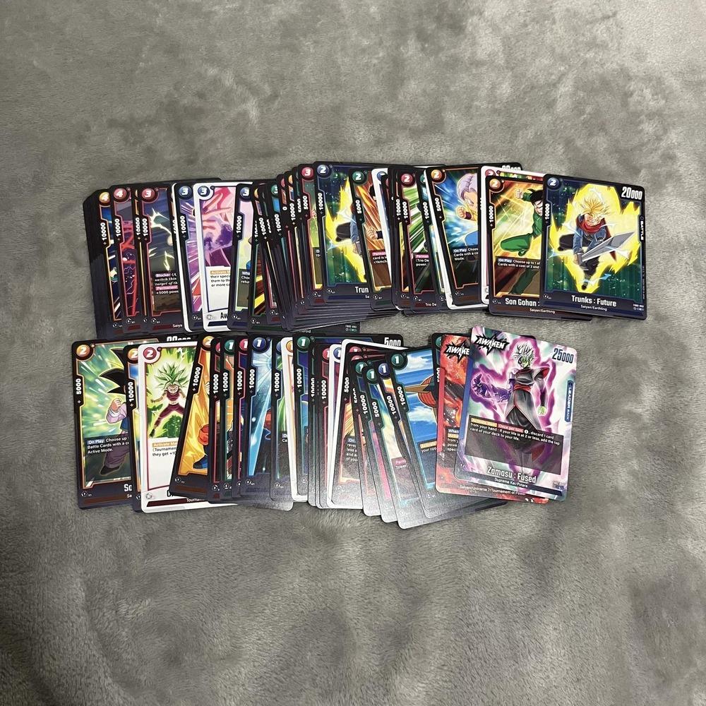 Dragon Ball Super Card‎ Game Bulk Lot Mixed Cards Bandai English Goku Trunks